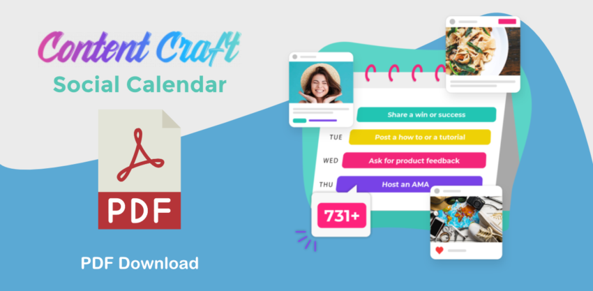 content craft social calendar pdf download