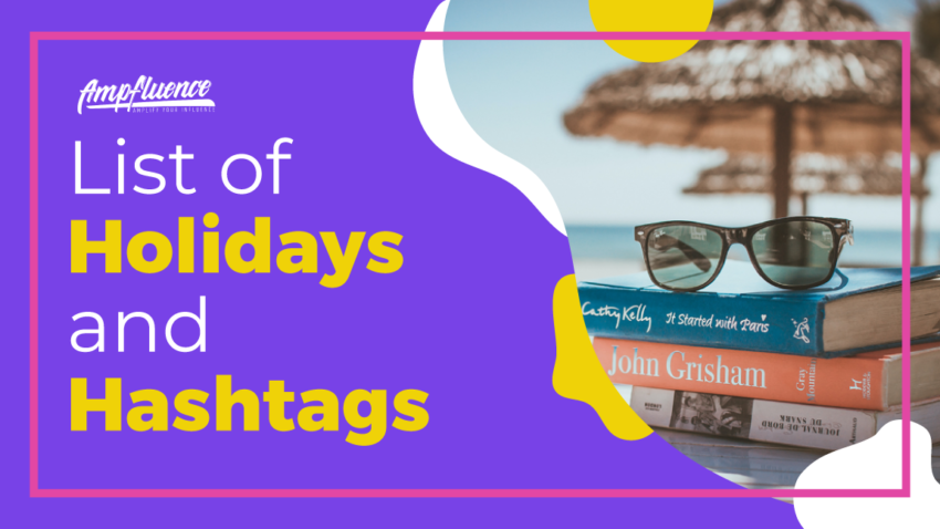 list of holidays and hashtags